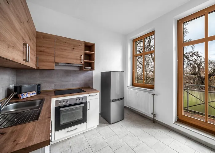 Lägenhet Lehastays - Buckau 16a I Kueche I Smart Tv Mit Netflix I Toller Innenhof *