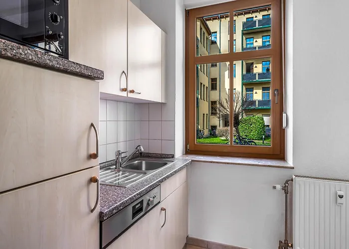 Appartement Lehastays - Buckau 16a I Kueche I Smart Tv Mit Netflix I Toller Innenhof *